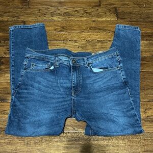 Seven7 Men's Slim Straight Blue Denim Jeans